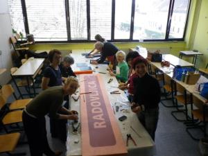 Priprava podlage in predloge.